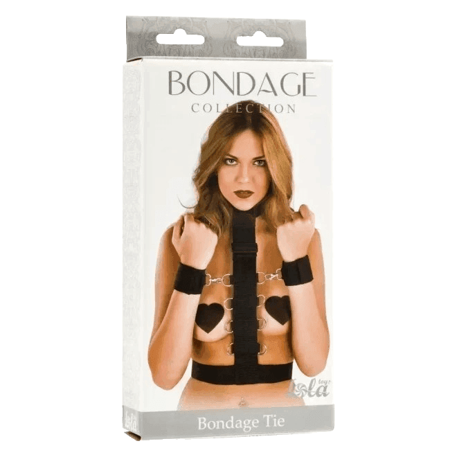 LOLA TOYS contenzione bondage cravatta sistema collo cintura polsi bondage BDSM - 3
