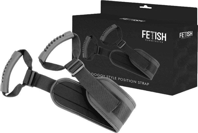 Fetish submissive doggy style imbracatura straps per pecorina regolabile morbida - 5