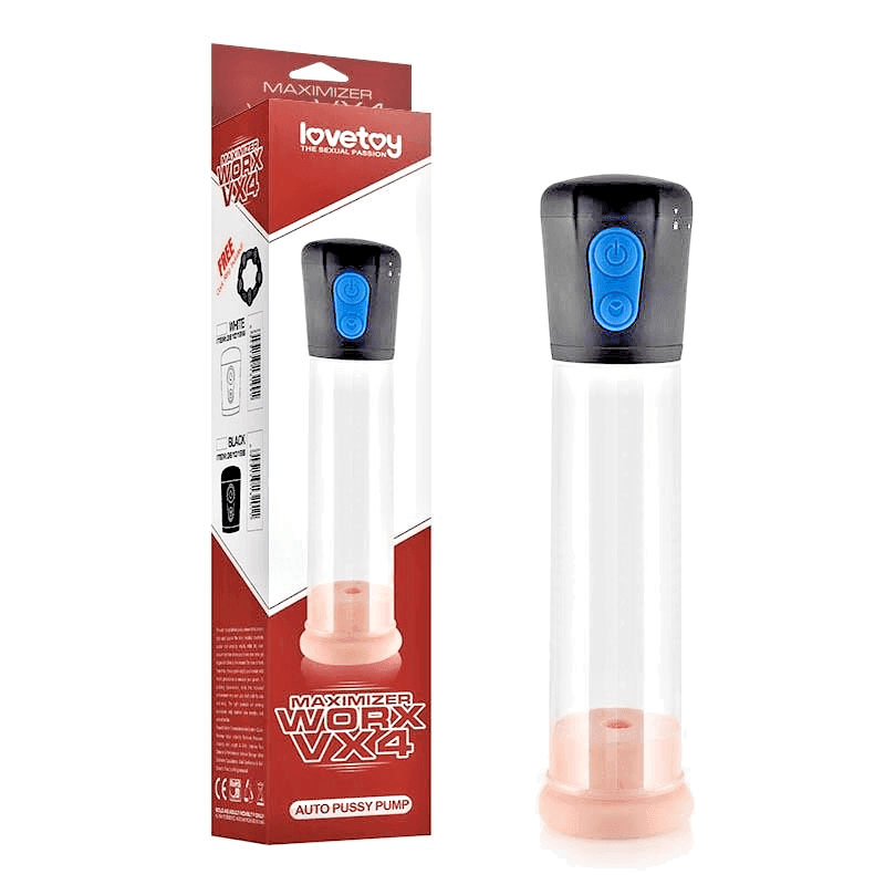 Lovetory Maximizer worx VX4 pompa per il pene automatica masturbatore vagina a 3 livelli + omaggio - 7