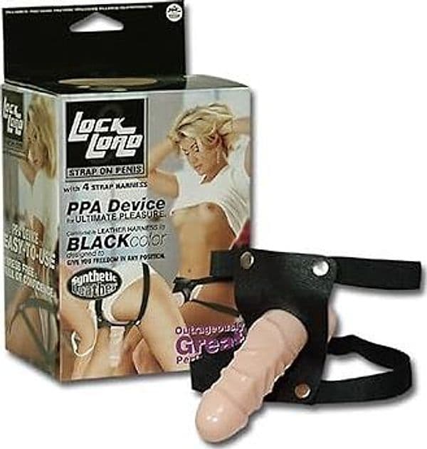 Lock &amp; Load – Strap On 16,5 cm Penis imbracatura 4-strap regolabile strapon - 5