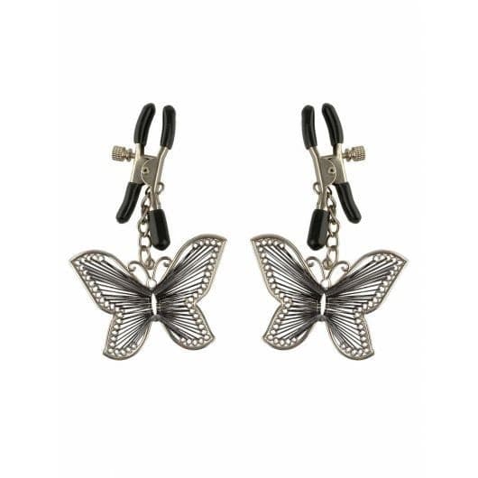 Pinze per Capezzoli Butterfly Morsetti Costrittivi bondage fetish sado