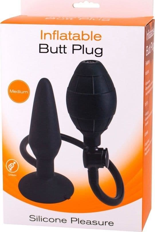 Plug anale gonfiabile LARGE 16,5 x max 10 cm inserto ano stimolante anal