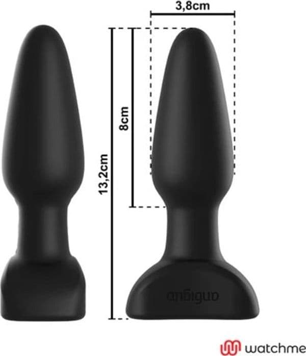 Premium Anal Plug Push Spinta Pulsante Andrè telecomando nero 13,2 cm anale in prodotto Erosdom - Palmi, commercioVirtuoso.it