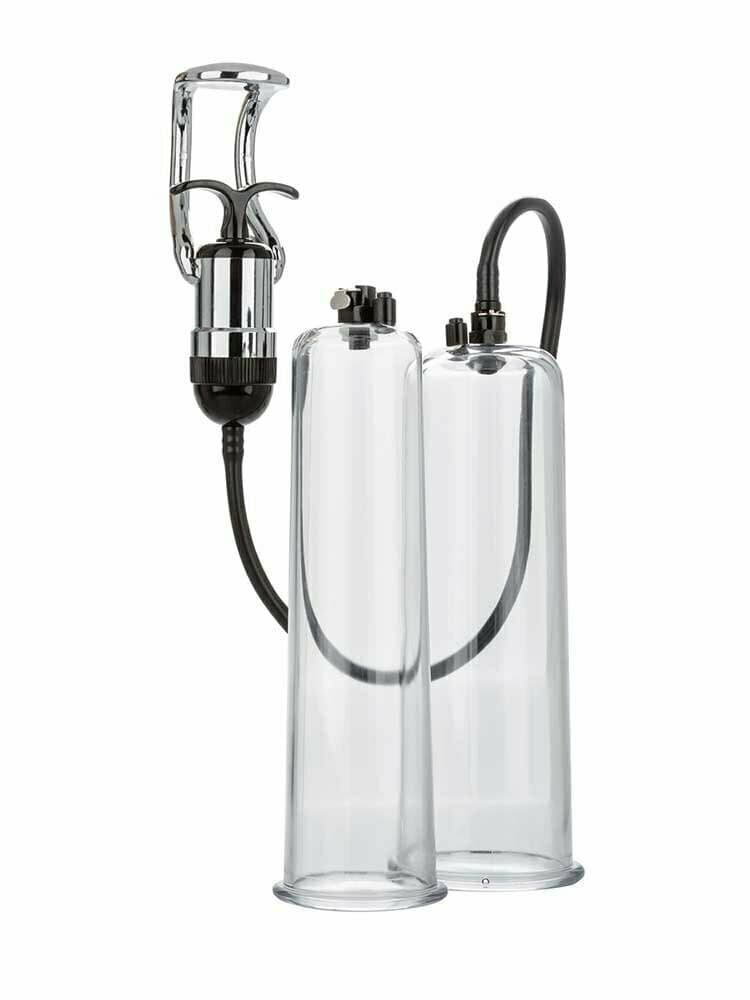 CalExotics Optimum Series Maximum Results Pump Set – Set Pompa per Pene con 2 Cilindri, Pompa Master Grip, Valvola di Rilascio Rapido, Materiali Sicuri in prodotto Erosdom - Palmi, commercioVirtuoso.it