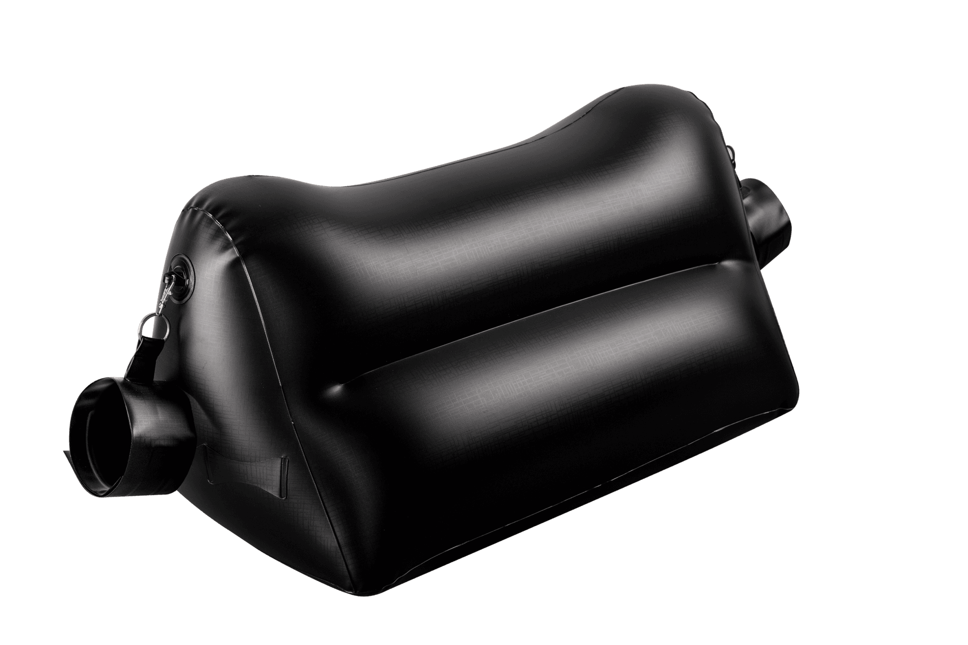 Cuscino bondage con manette gonfiabile portatile nero Dark Magic PVC resistente - 6
