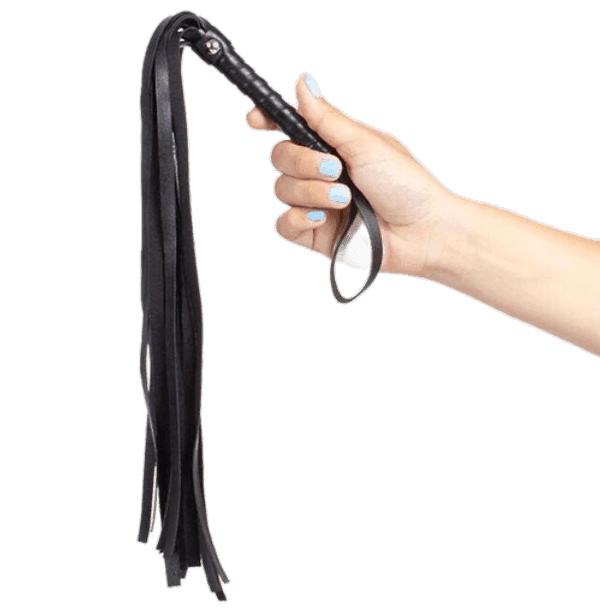 Frustino sexy mini flogger nero pelle PU bondage fetish BDSM role play Secret in prodotto Erosdom - Palmi, commercioVirtuoso.it