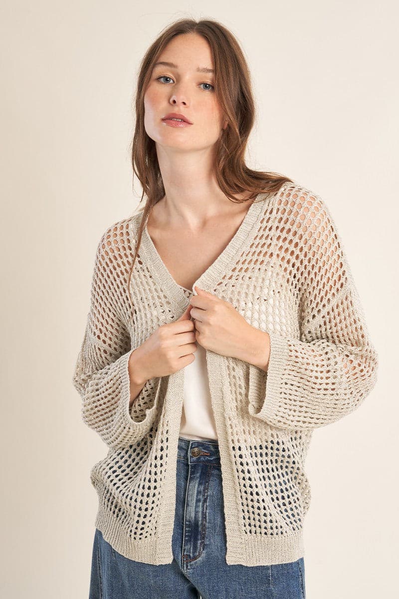 Cardigan lavorato a maglia -Maniche lunghe in Giacche Kanal 32 - Santa Maria di Licodia, commercioVirtuoso.it