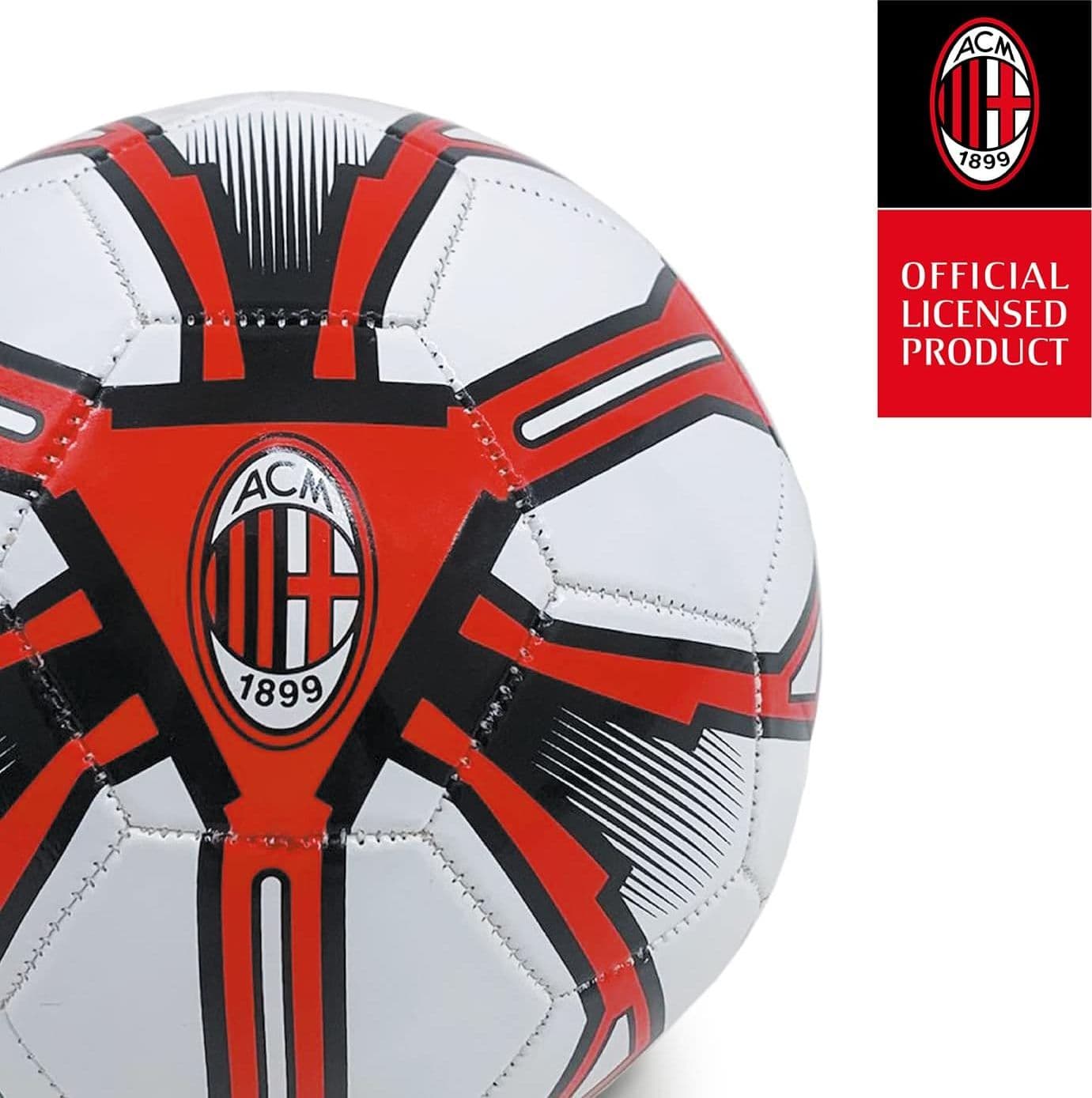 Mondo - Pallone da Calcio Cucito A.C. MILAN 13449 - 3