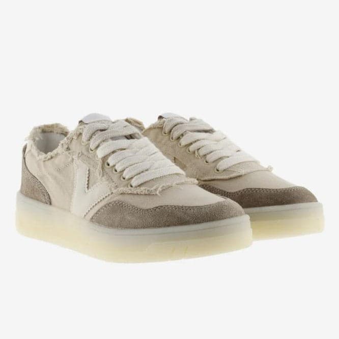 Sneakers Victoria Seul Lona Beige - 3