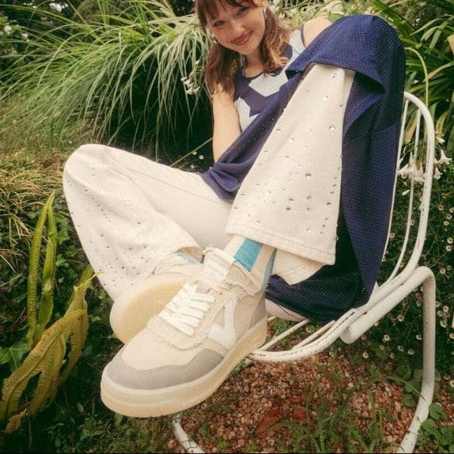 Sneakers Victoria Seul Lona Beige - 5