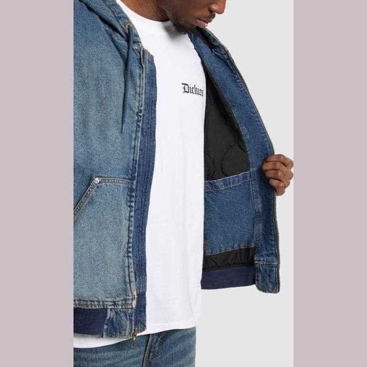 Giacche Dickies Hilham Hded Jkt Dk Indigo - 5