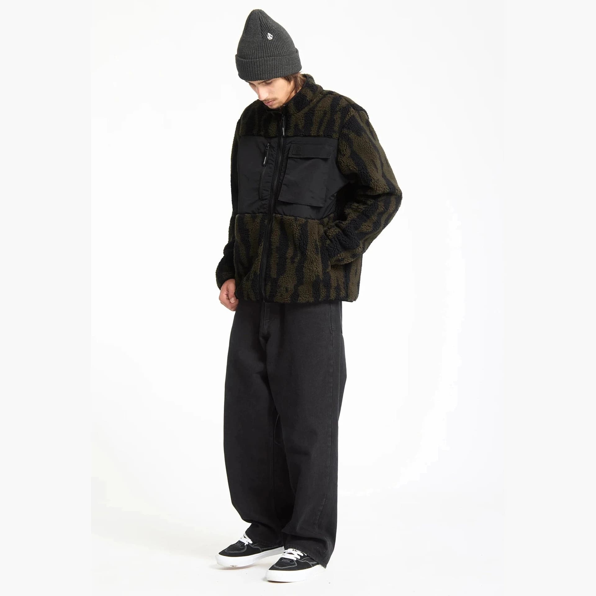 Pile Volcom Storm Stone Zip Brown - 6