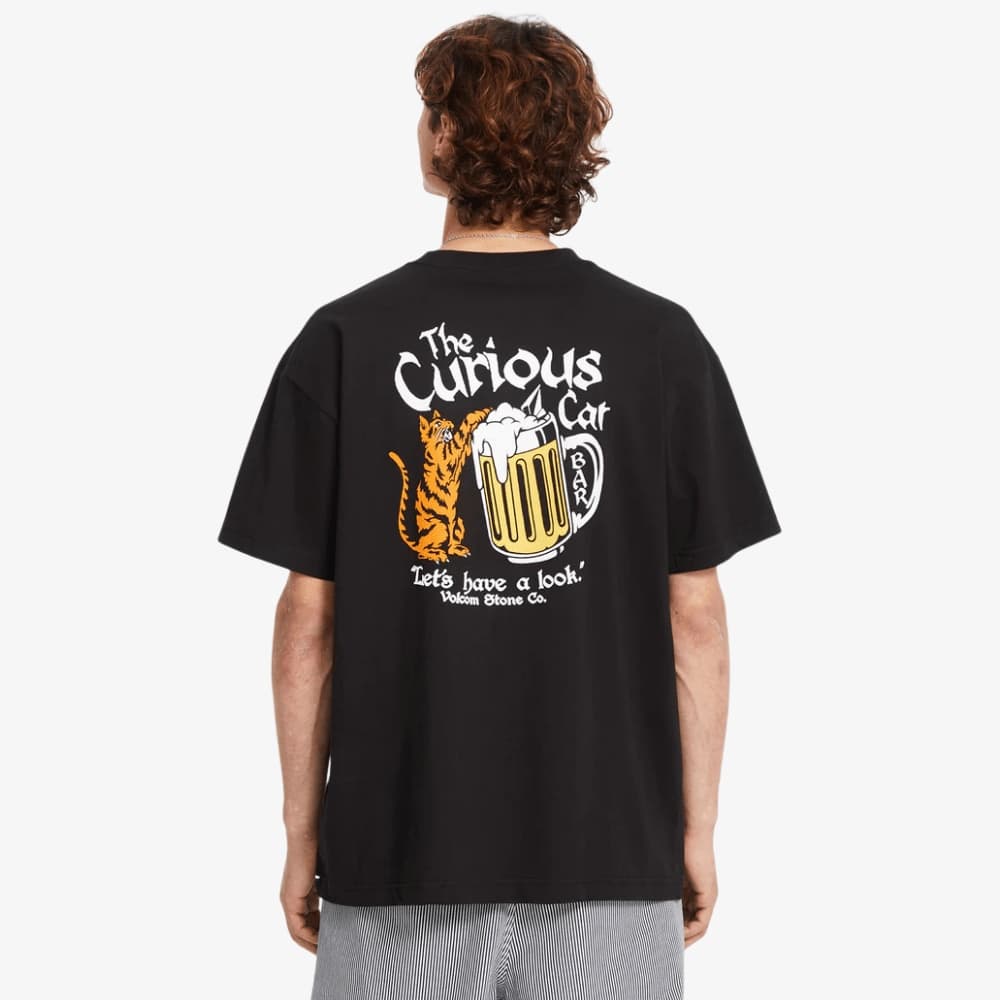 T-shirt Volcom Curious Cat black - 3