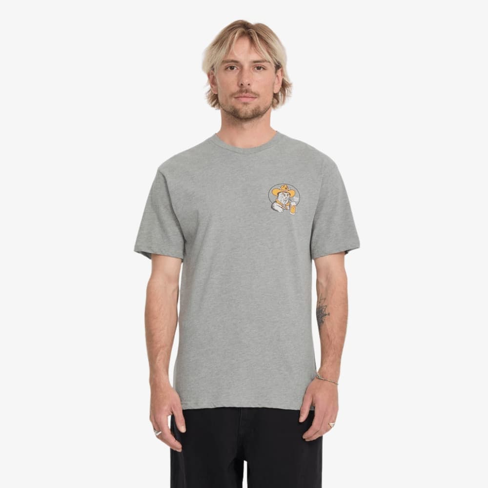 T-Shirt Volcom Meowdy HTH Gray - 3