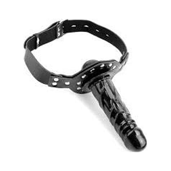 Ball Gag con Dildo 13 cm PipDream Fetish Fantasy Deluxe nero in prodotto Erosdom - Palmi, commercioVirtuoso.it