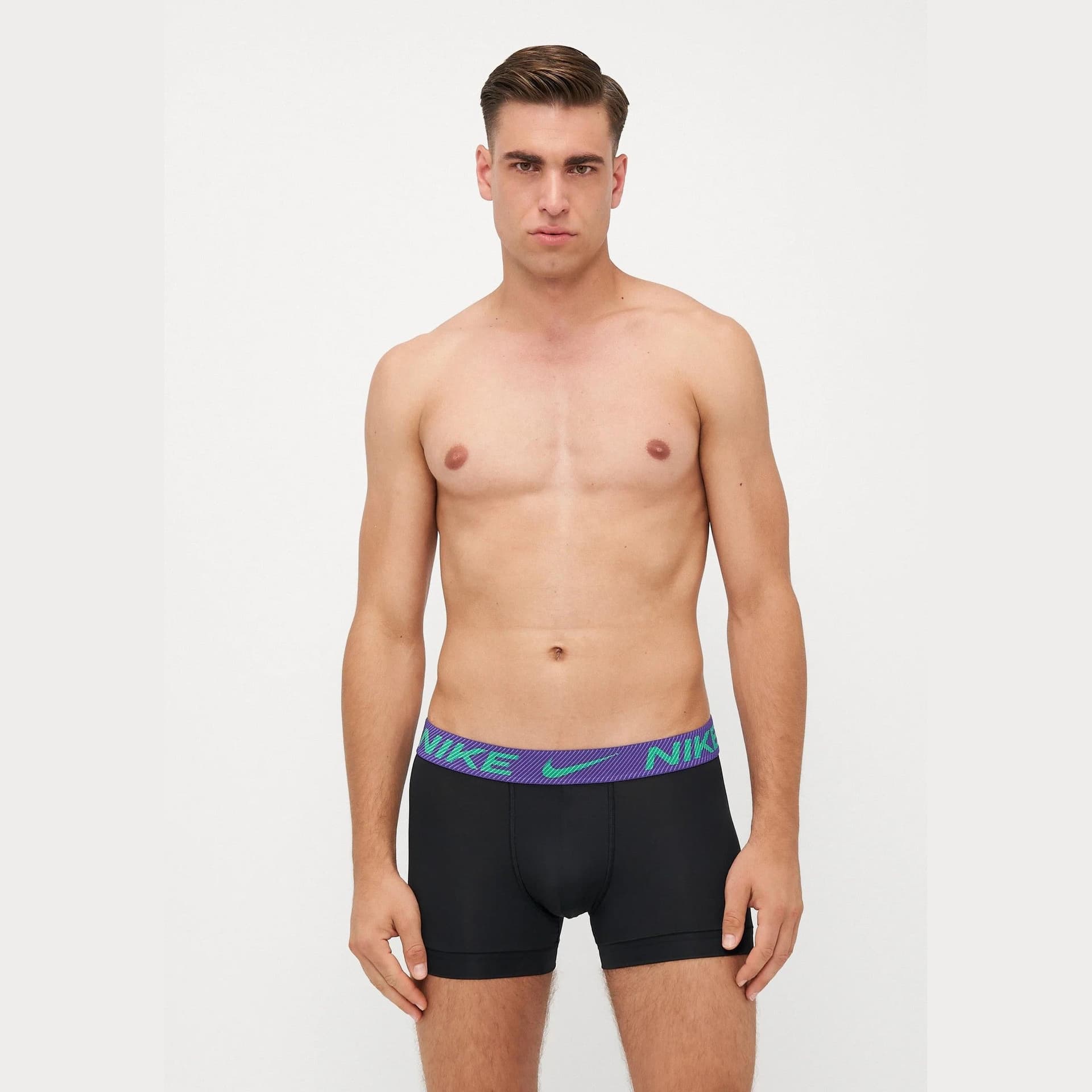 Boxer Nike Essential Micro 3pk blk green purple in Ginevra Glad Store - Genova, commercioVirtuoso.it