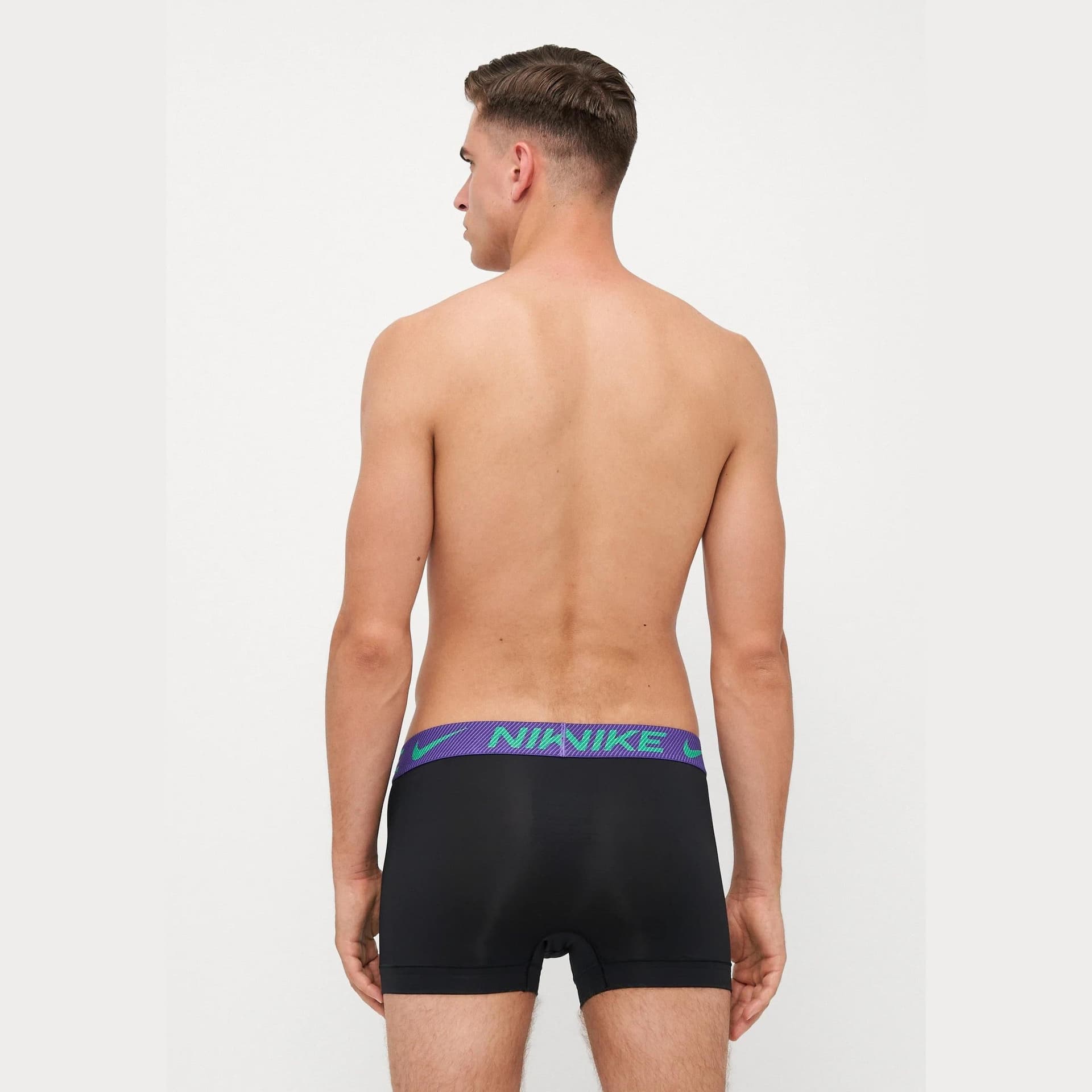 Boxer Nike Essential Micro 3pk blk green purple in Ginevra Glad Store - Genova, commercioVirtuoso.it
