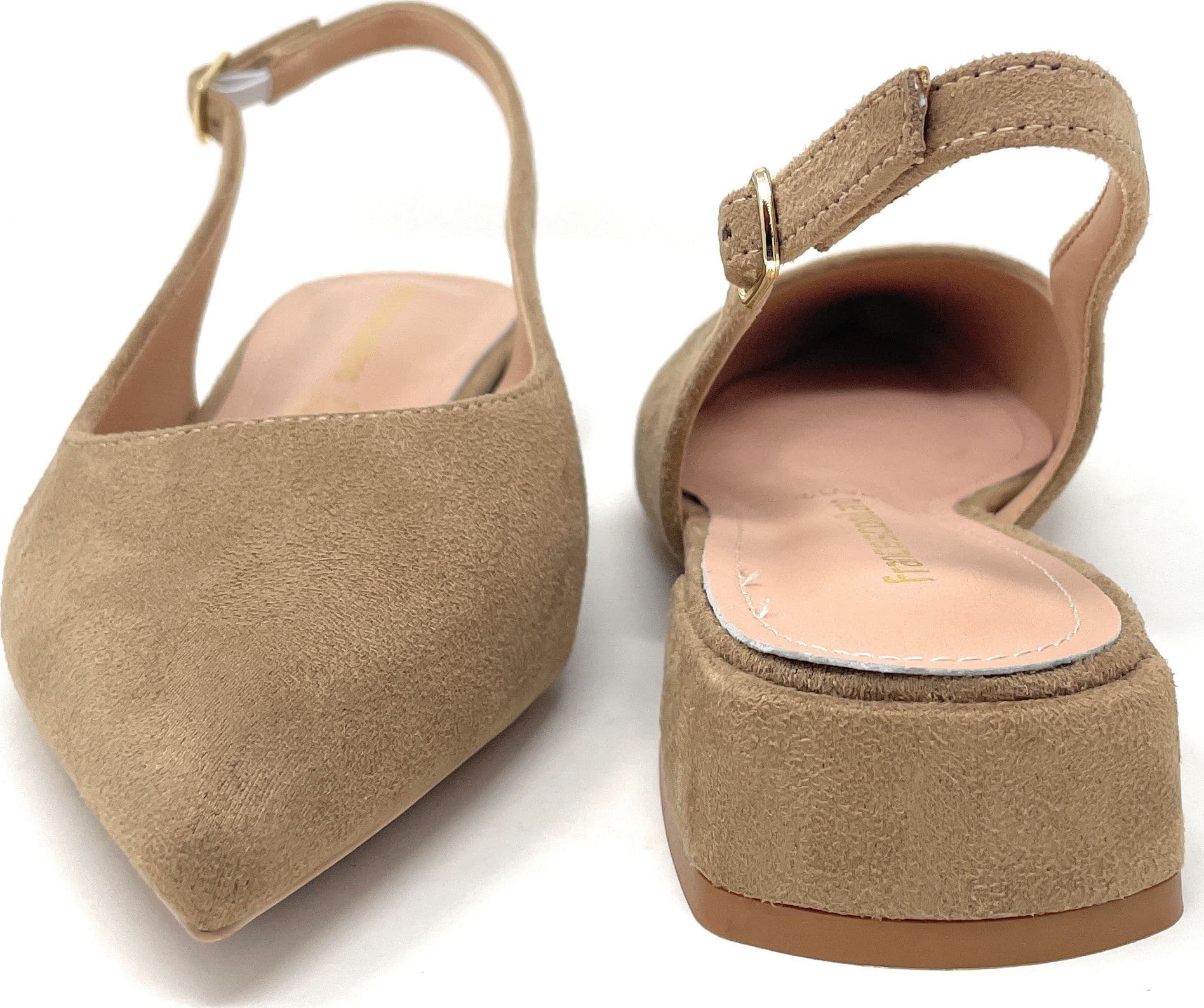 Francesco Milano sling back in camoscio firenza taupe E08-01C - 4