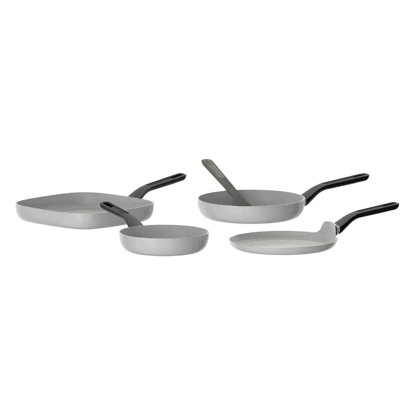 Set 4 Padelle Berghoff Glints Spirit 20, 24, 26 cm + Formella 24 cm con Paletta – 3950614 - 2