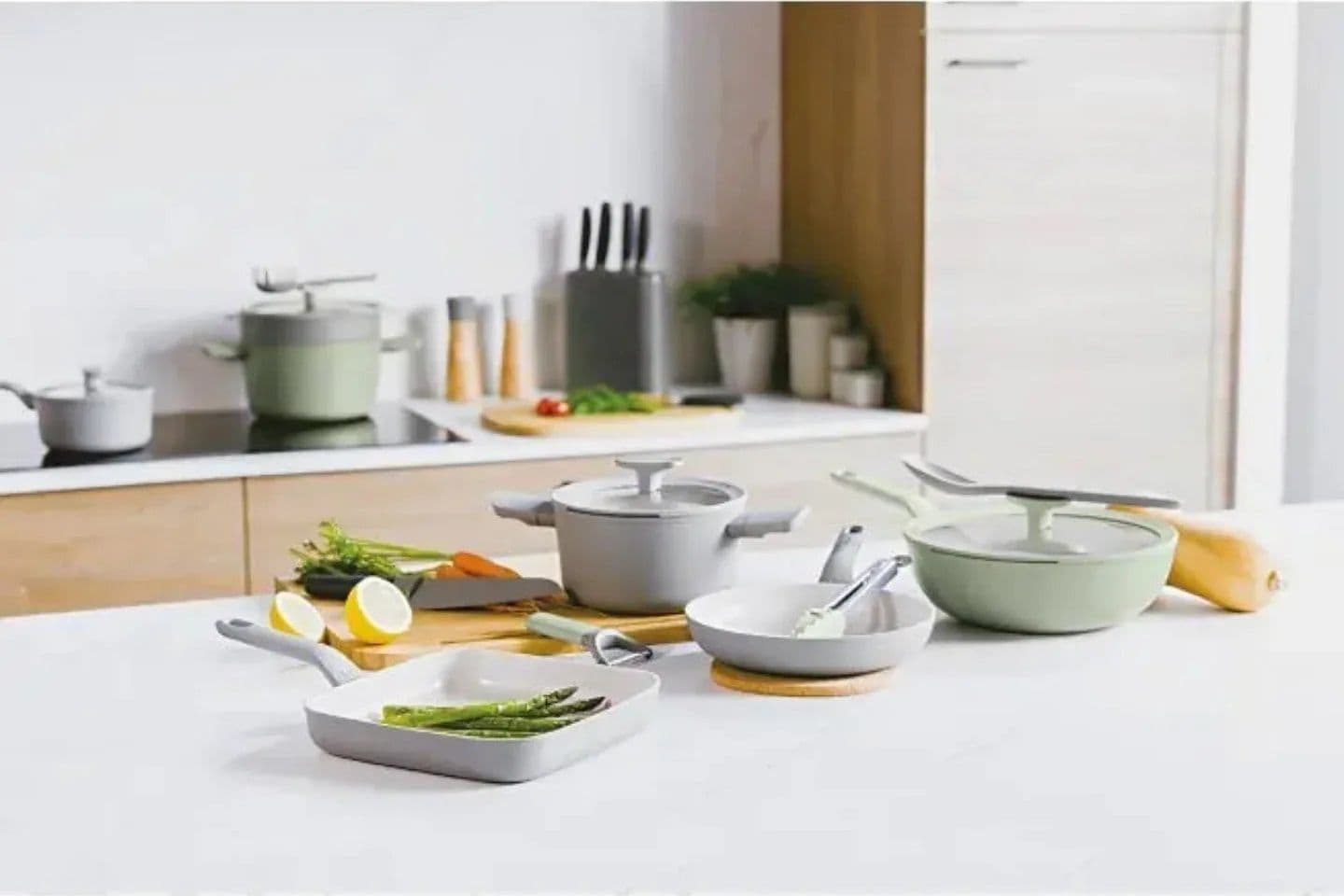 Padella Antiaderente 24 cm con Paletta – Berghoff Balance Moonmist 3950441 - 2