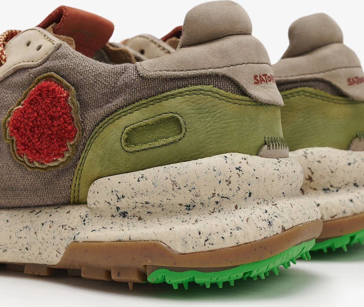 Sneakers Satorisan Chacrona Linen Olive - 6
