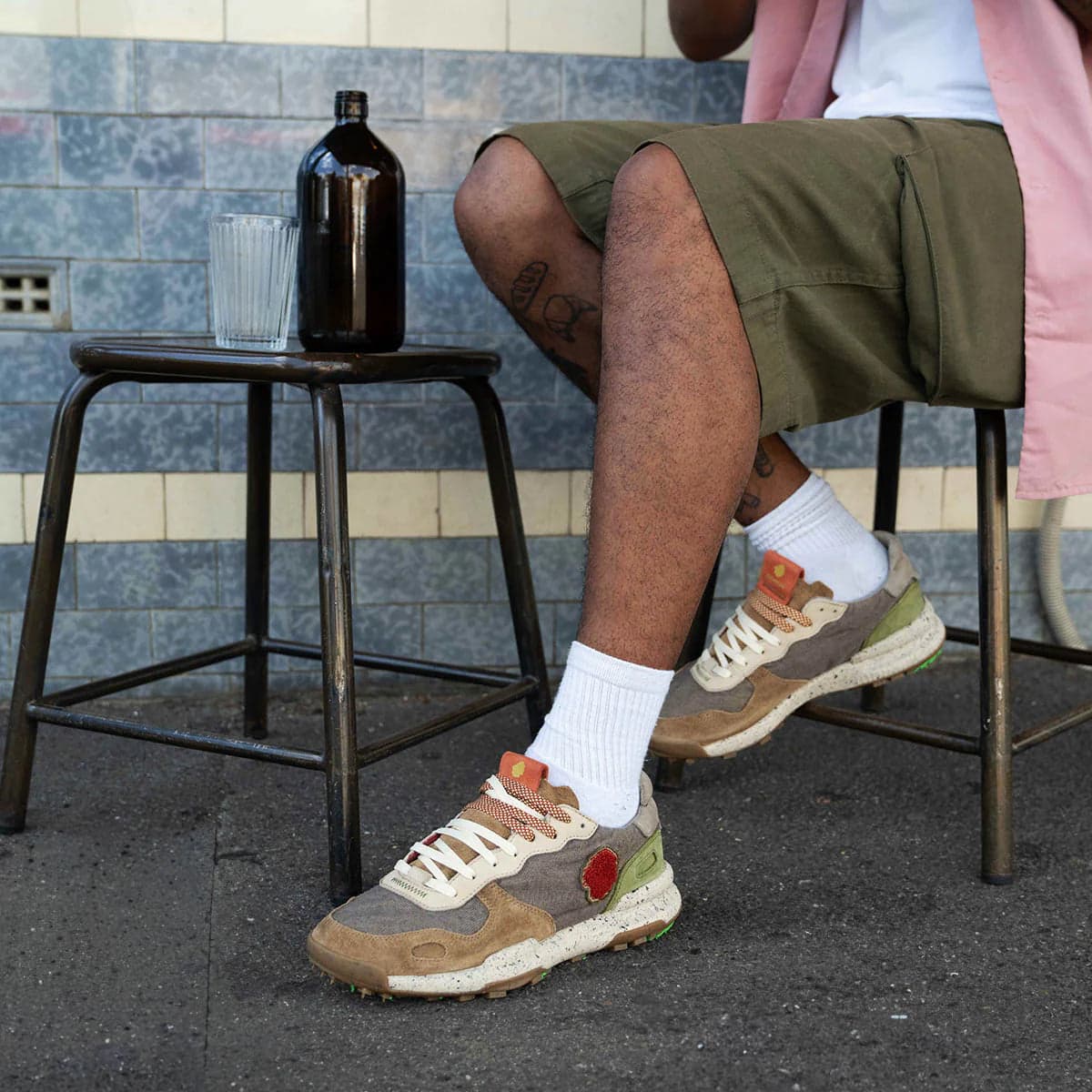 Sneakers Satorisan Chacrona Linen Olive - 2