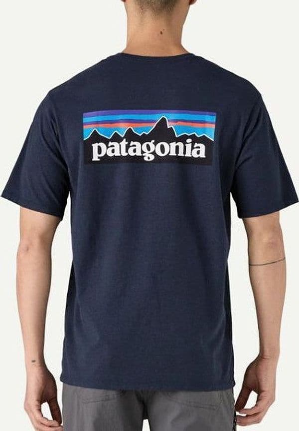 T-shirt Patagonia Logo Resp Navy in Ginevra Glad Store - Genova, commercioVirtuoso.it