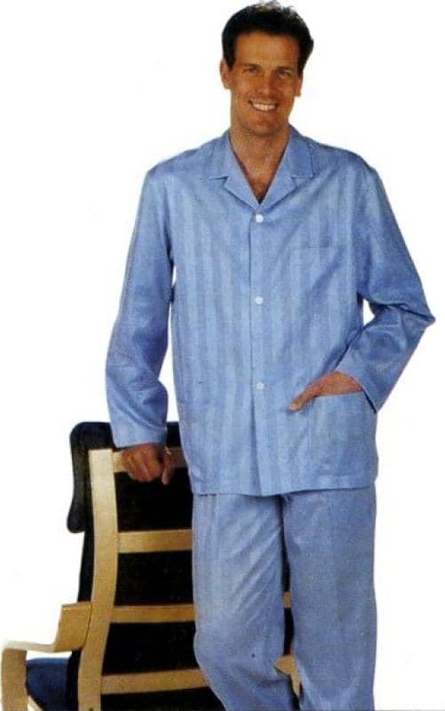 Pigiama tessuto lungo uomo - 2