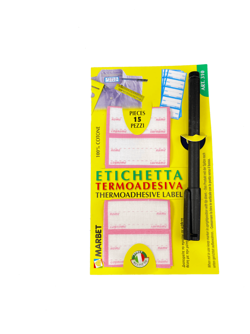 Etichette marcabiancheria termoadesive - 5