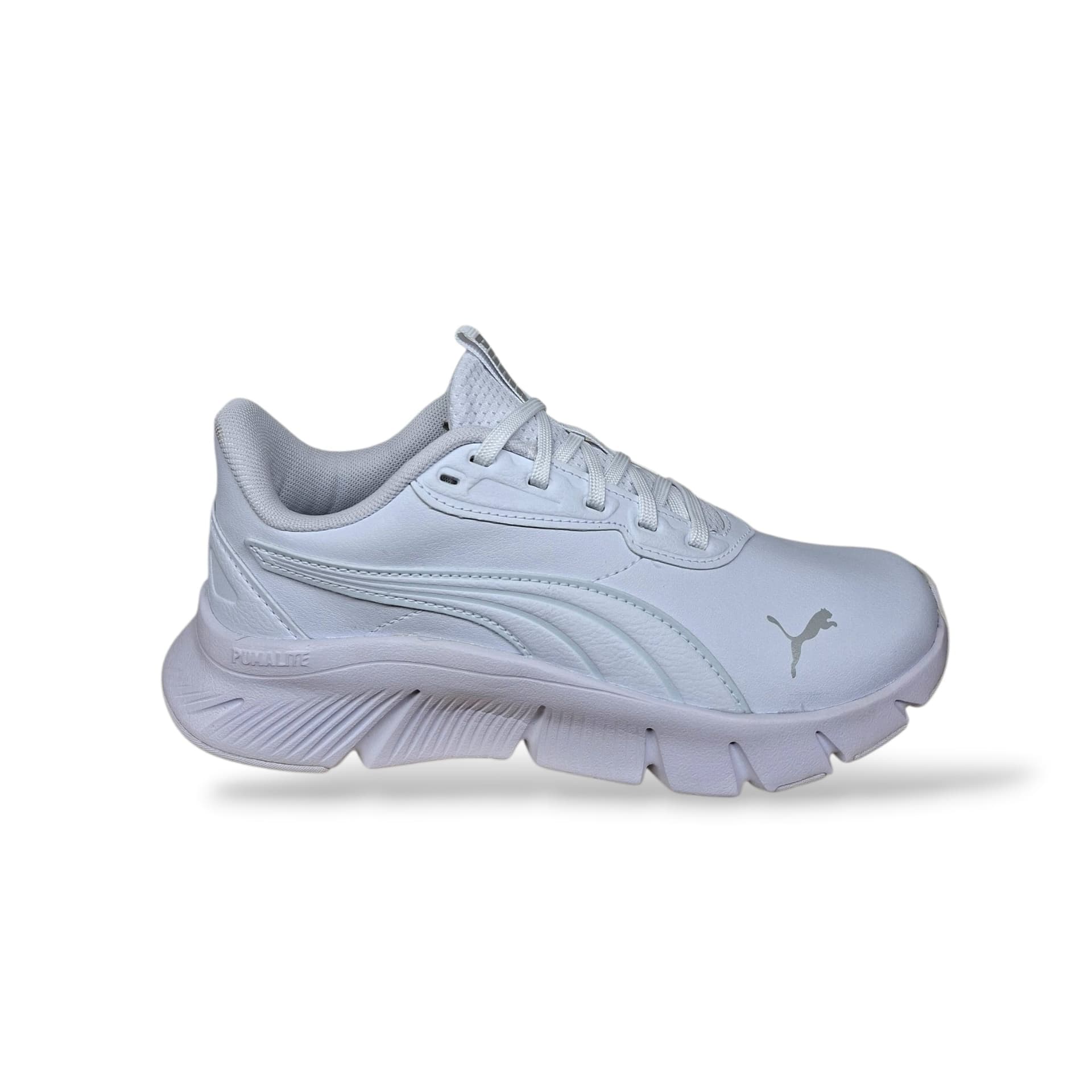 Sneakers PUMA FlexFocus Bambini Bianco – Scarpe da Ginnastica Leggere con Lacci - 6
