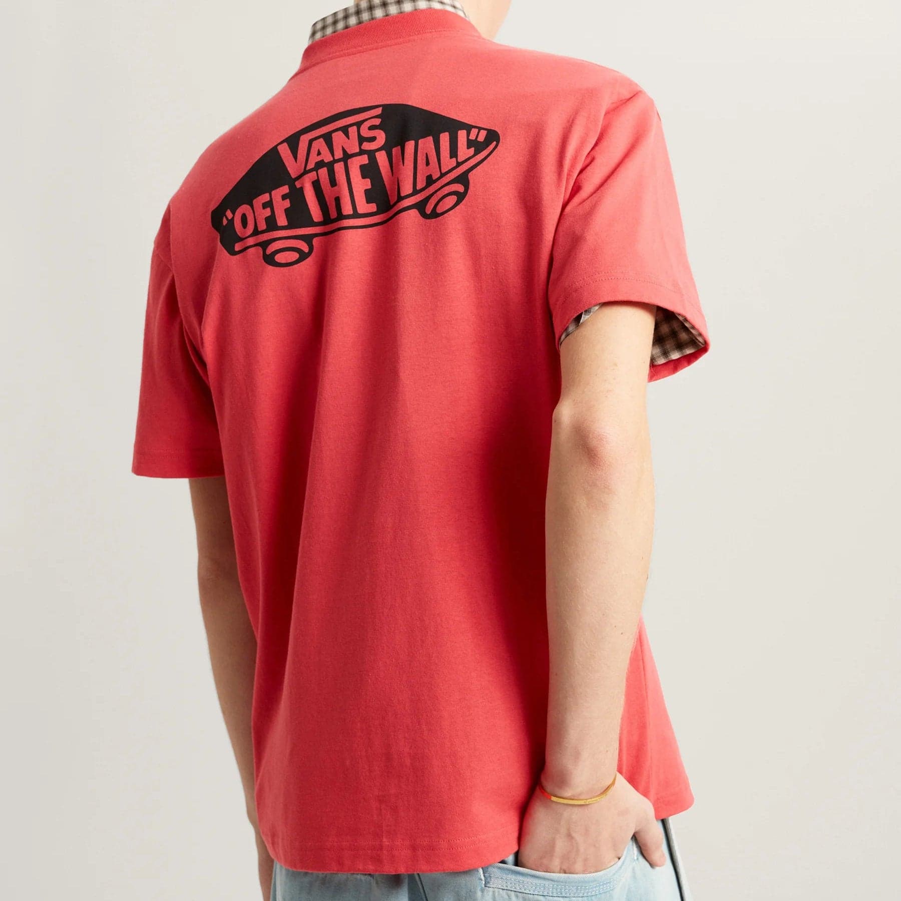 T-shirt Vans Double Standard Red - 3