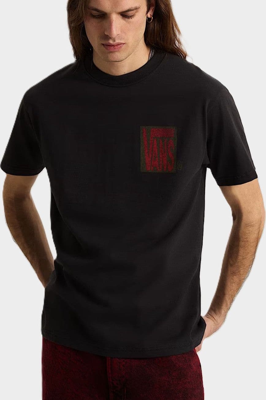 T-shirt Vans Strech Stack Crackle Black - 2