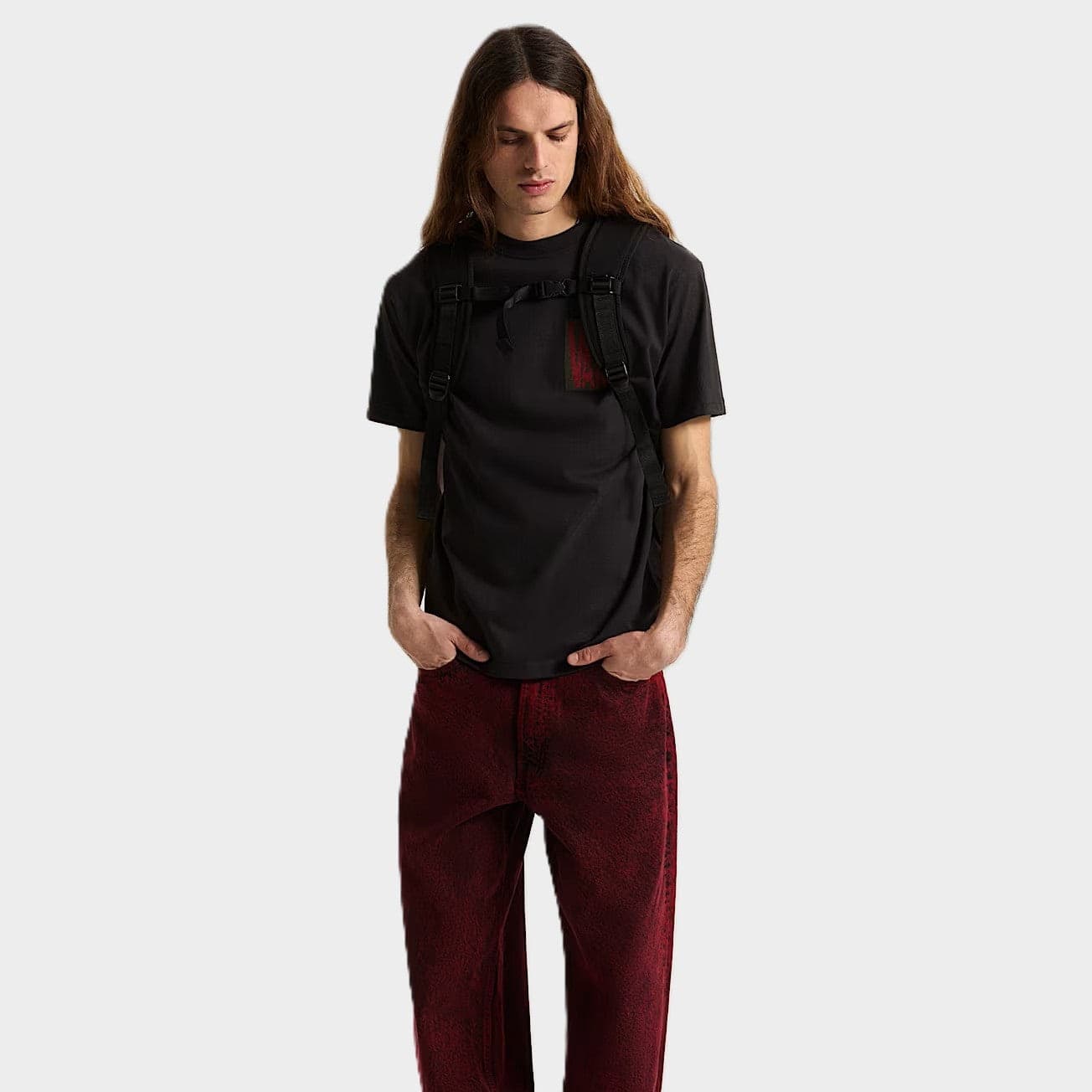 T-shirt Vans Strech Stack Crackle Black - 3