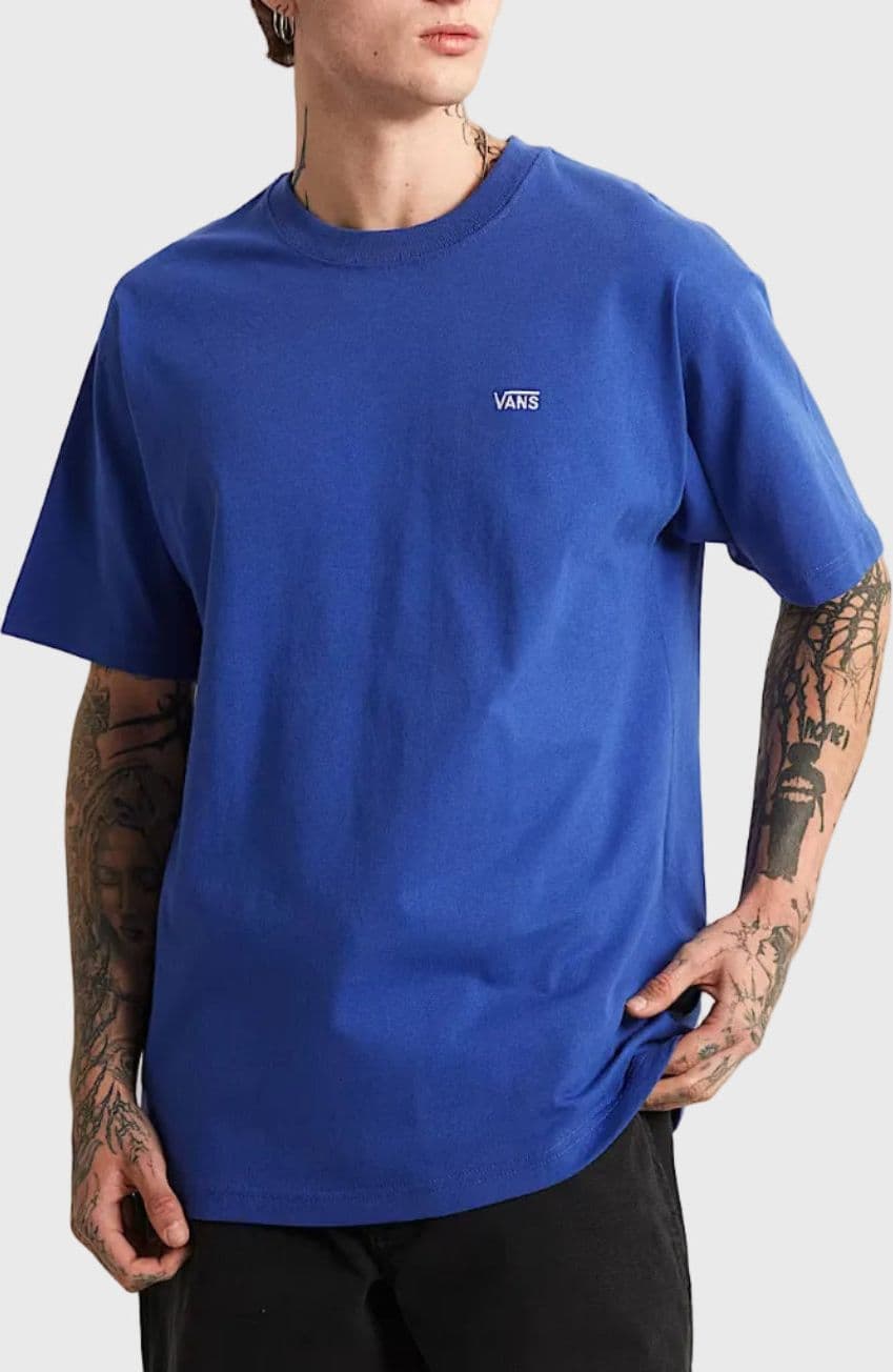 T-shirt VansDoble Left Chest II Electric Blue in Ginevra Glad Store - Genova, commercioVirtuoso.it