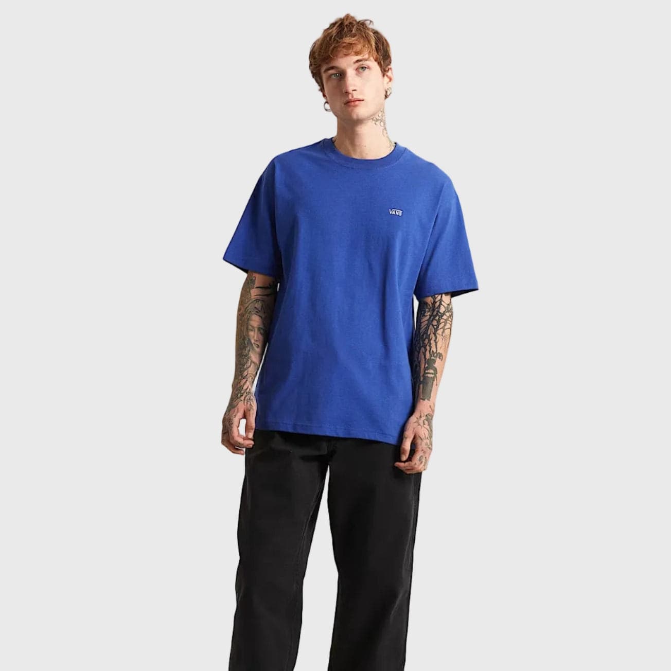 T-shirt VansDoble Left Chest II Electric Blue - 5