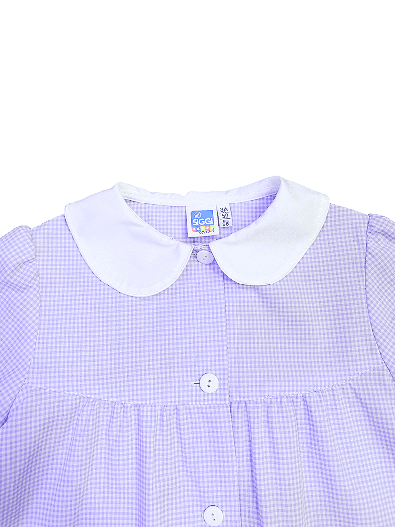 Grembiule asilo quadretti bambina Annalisa Siggi - 9