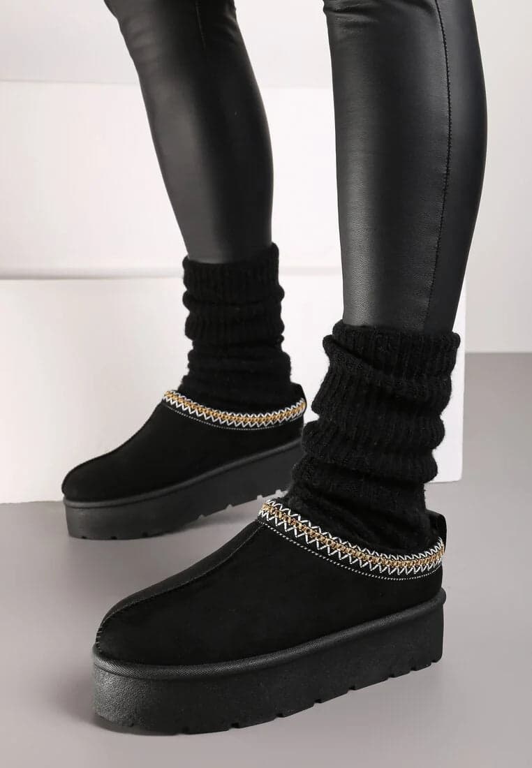 HALLEY - CIABATTA SABOT CON PELLICCIA E ZEPPA - 3