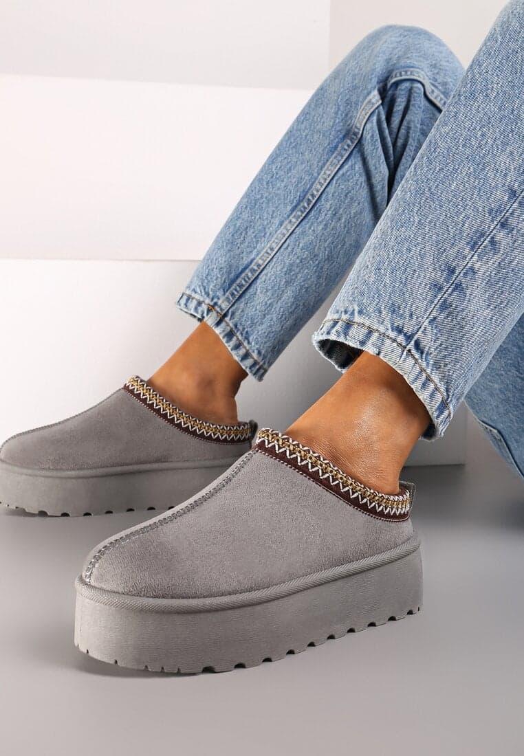 HALLEY - CIABATTA SABOT CON PELLICCIA E ZEPPA - 27