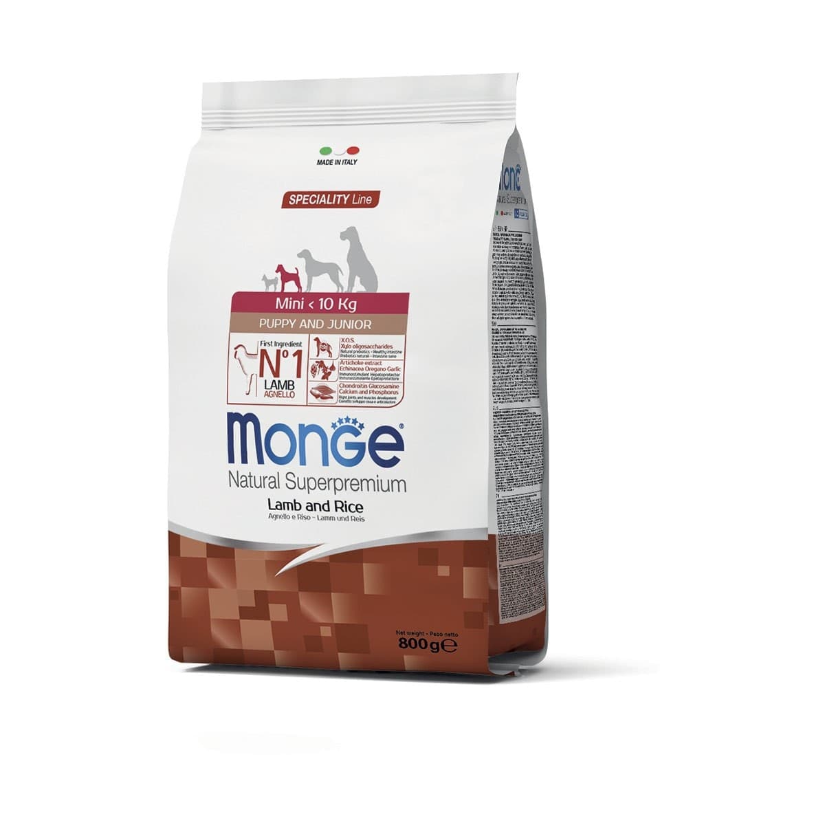 Monge Speciality Line Monoprotein secco Cani Puppy & Junior Mini agnello e riso - 1