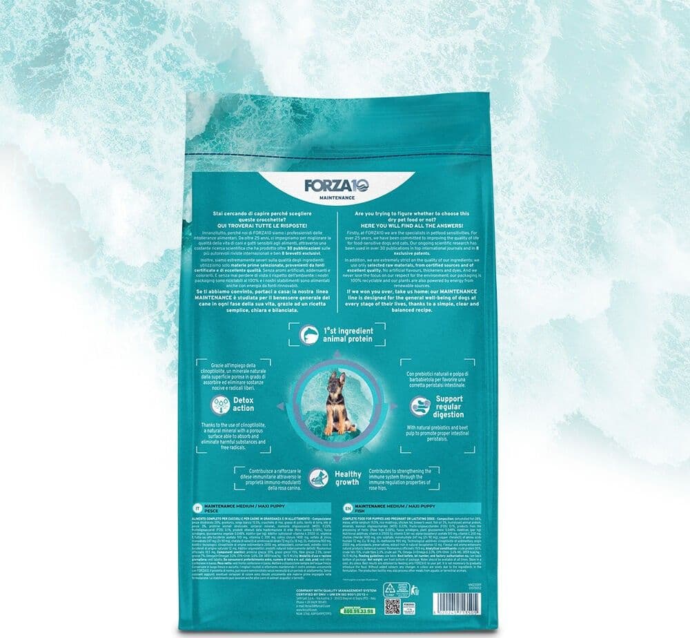 Forza 10 Maintenance cane Medium/Maxi puppy pesce 12 kg - 2