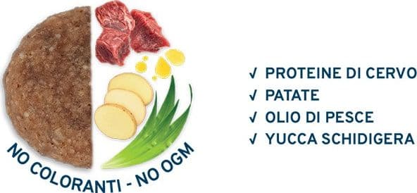 Forza 10 Maintenance cane Maxi Adult cervo e patate 12 kg - 5