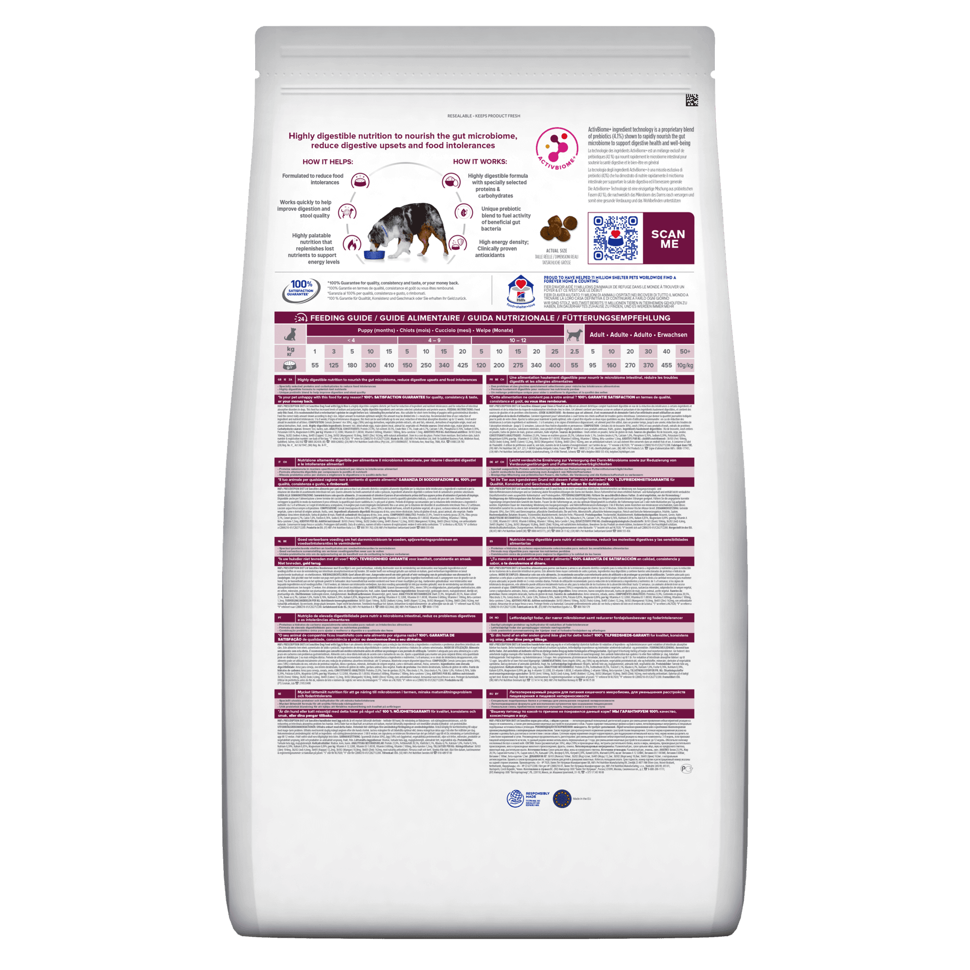 Hill's Prescription diet Digestive Care Sensitive secco Cani Adulti uova e riso - 2