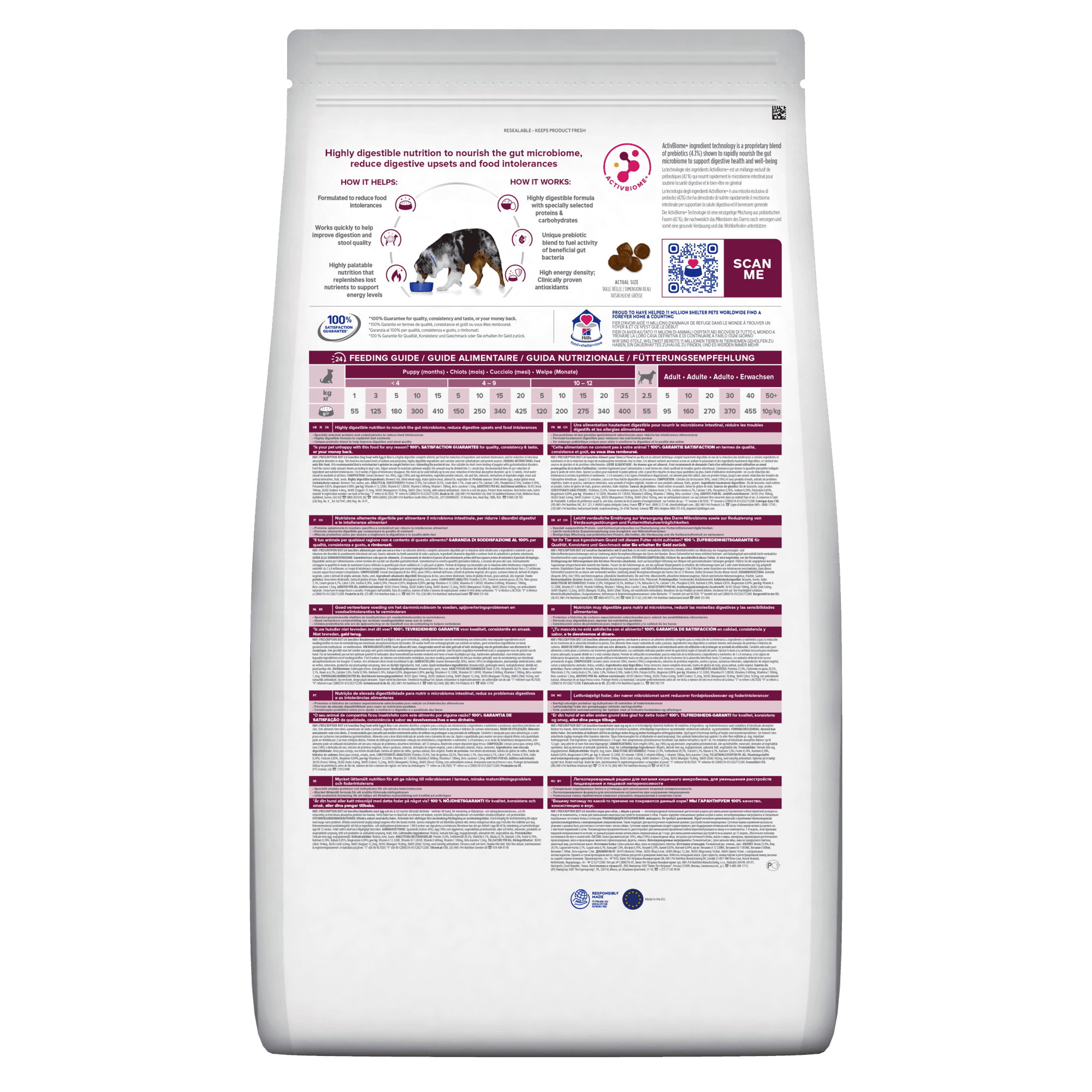 Hill's Prescription diet Digestive Care Sensitive secco Cani Adulti uova e riso - 2