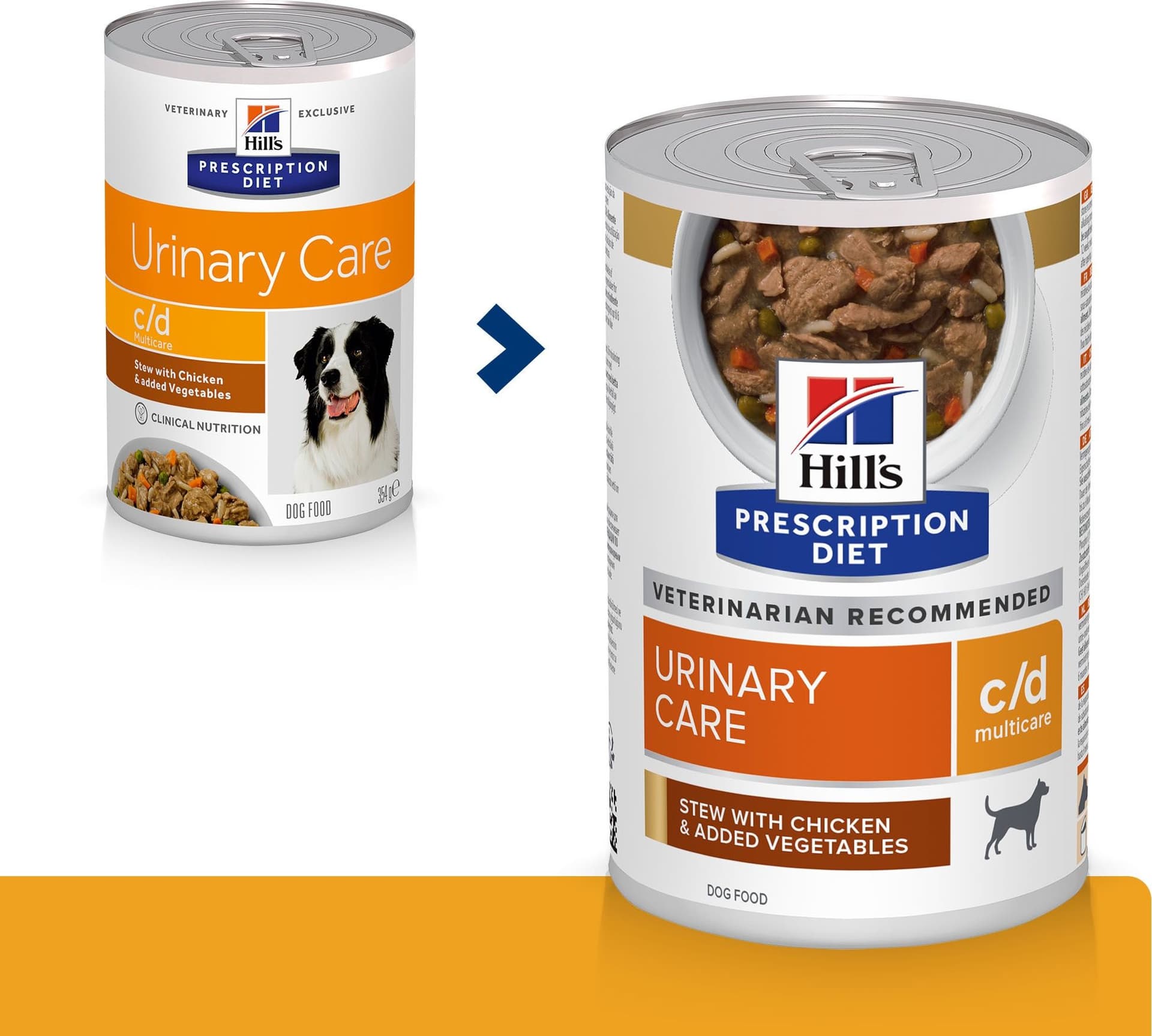 Hill's Prescription Diet Urinary Care umido Cani Adulti pollo e verdure 354 gr - 4