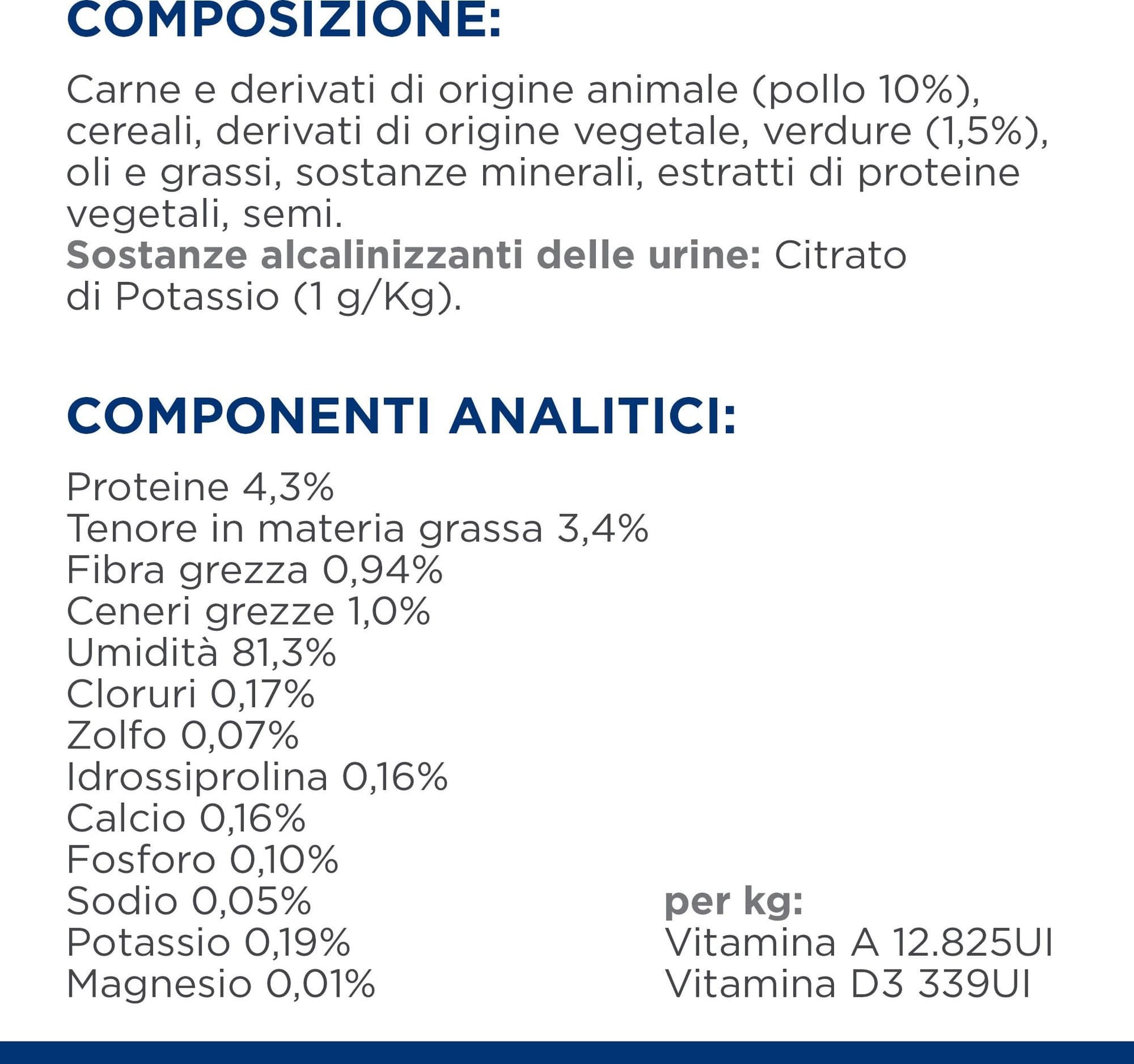 Hill's Prescription Diet Urinary Care umido Cani Adulti pollo e verdure 354 gr - 5