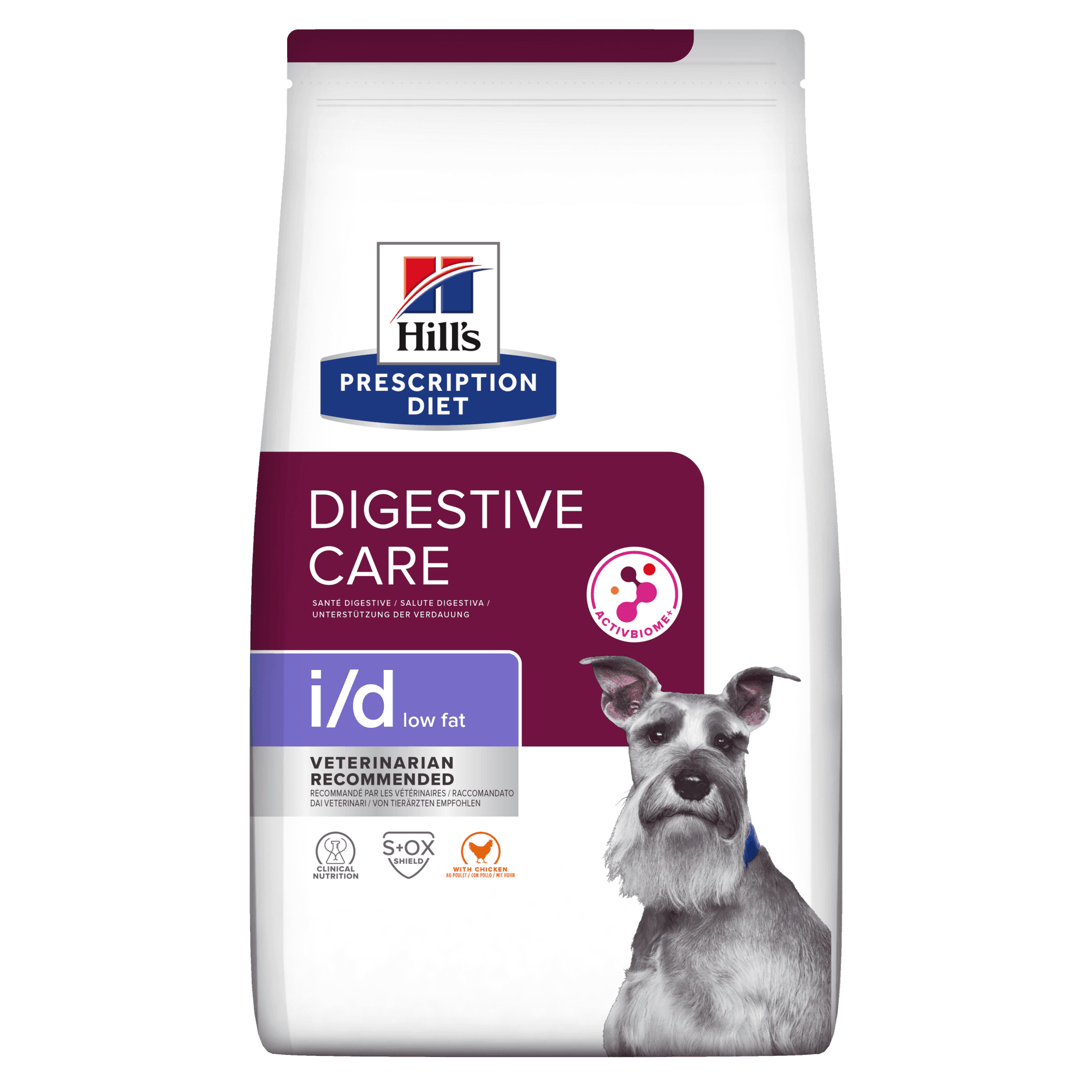 Hill's Prescription Diet Digestive Care Low Fat secco Cani Adulti pollo - 1