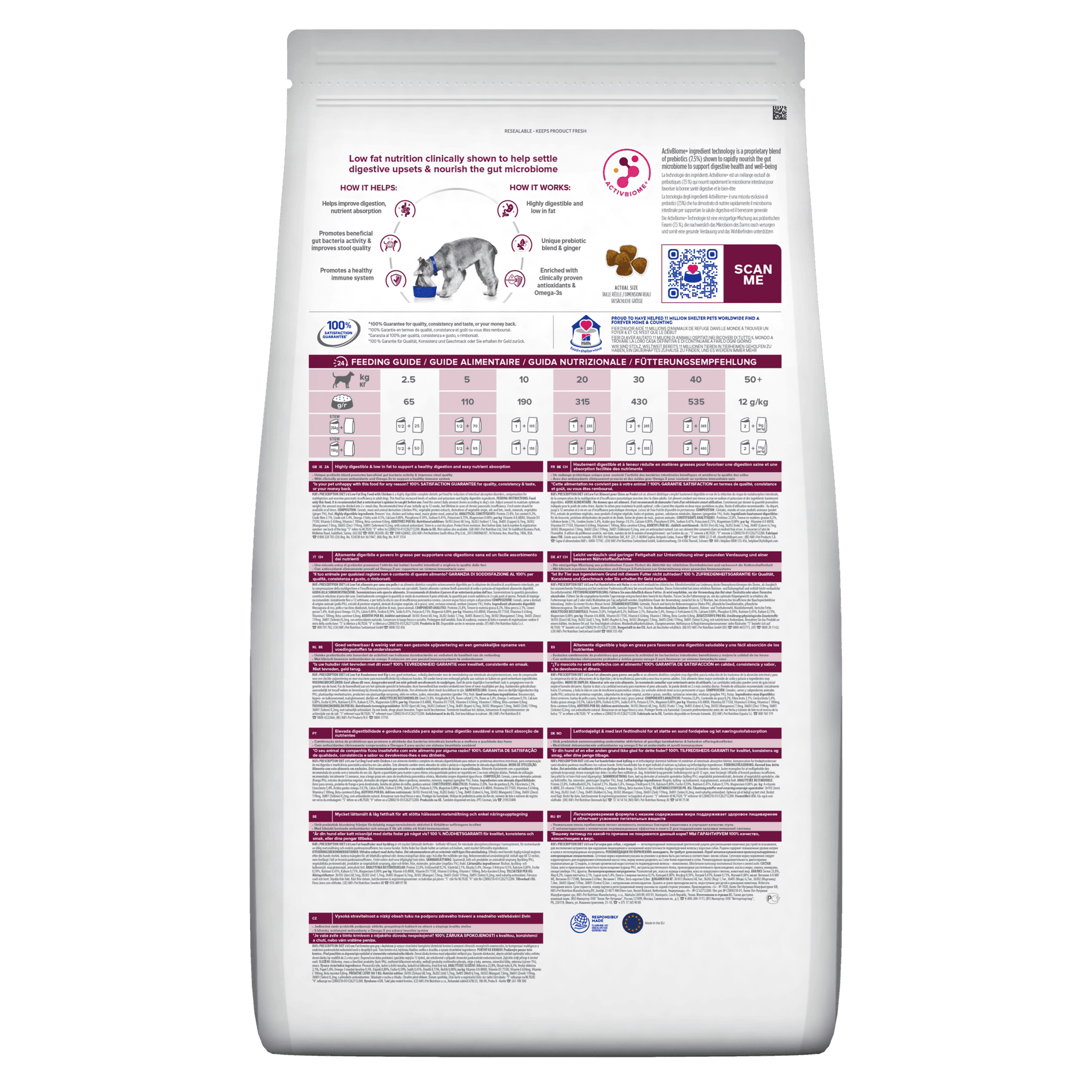 Hill's Prescription Diet Digestive Care Low Fat secco Cani Adulti pollo - 2