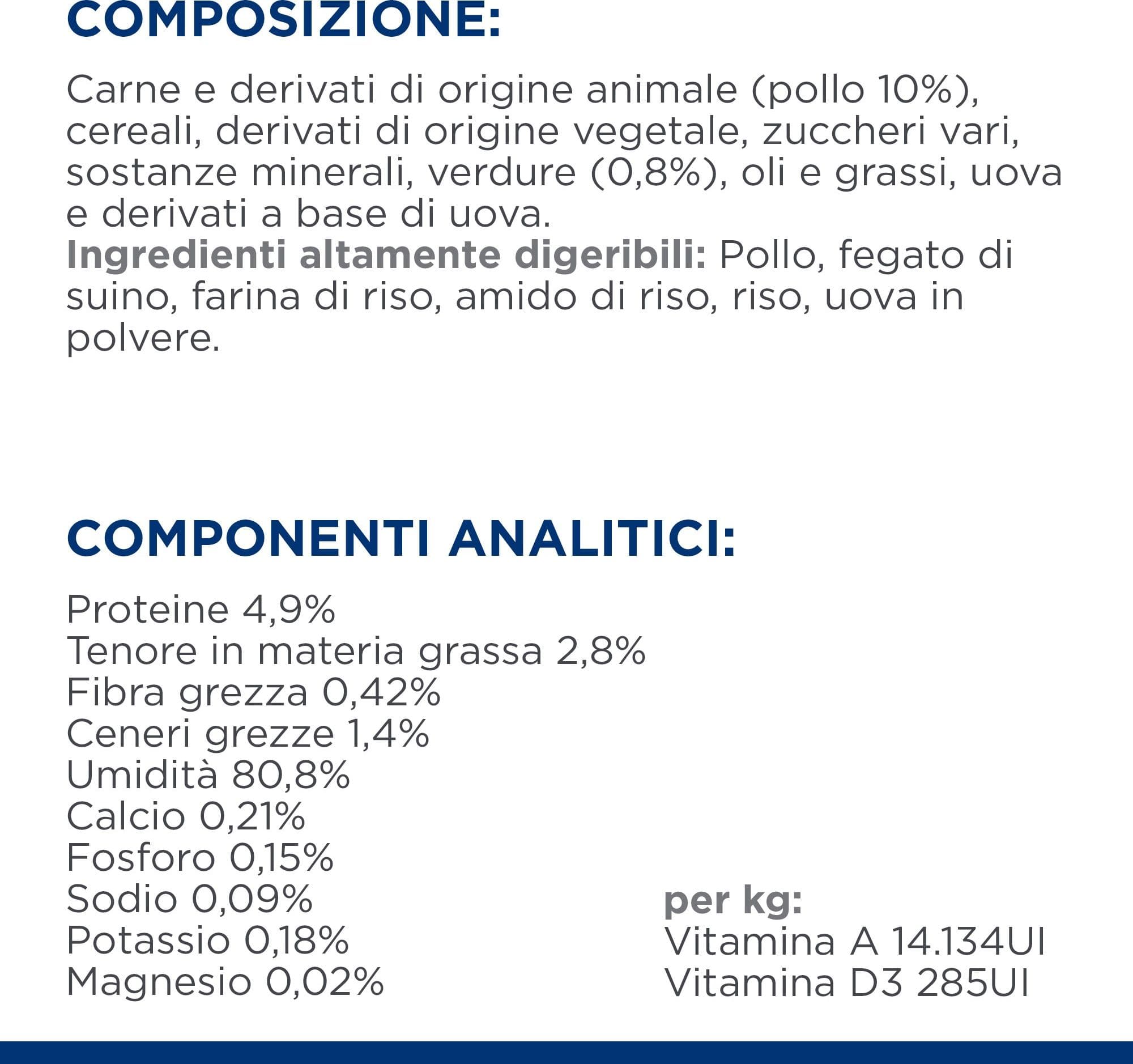 Hill's Prescription Diet Digestive Care umido Cani Adulti pollo e verdure 354 gr - 6