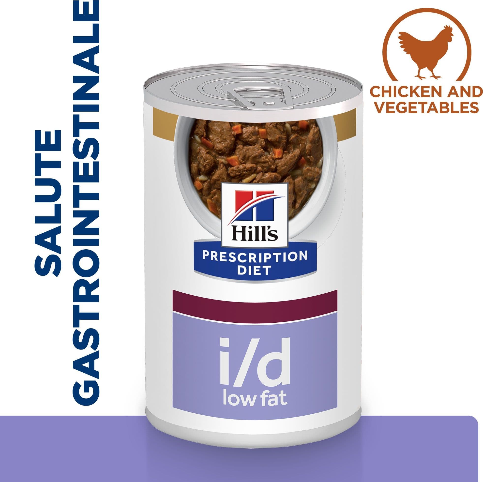 Hill's Prescription Diet Digestive Care Low Fat umido Cani Adulti pollo e verdure 354 gr - 1