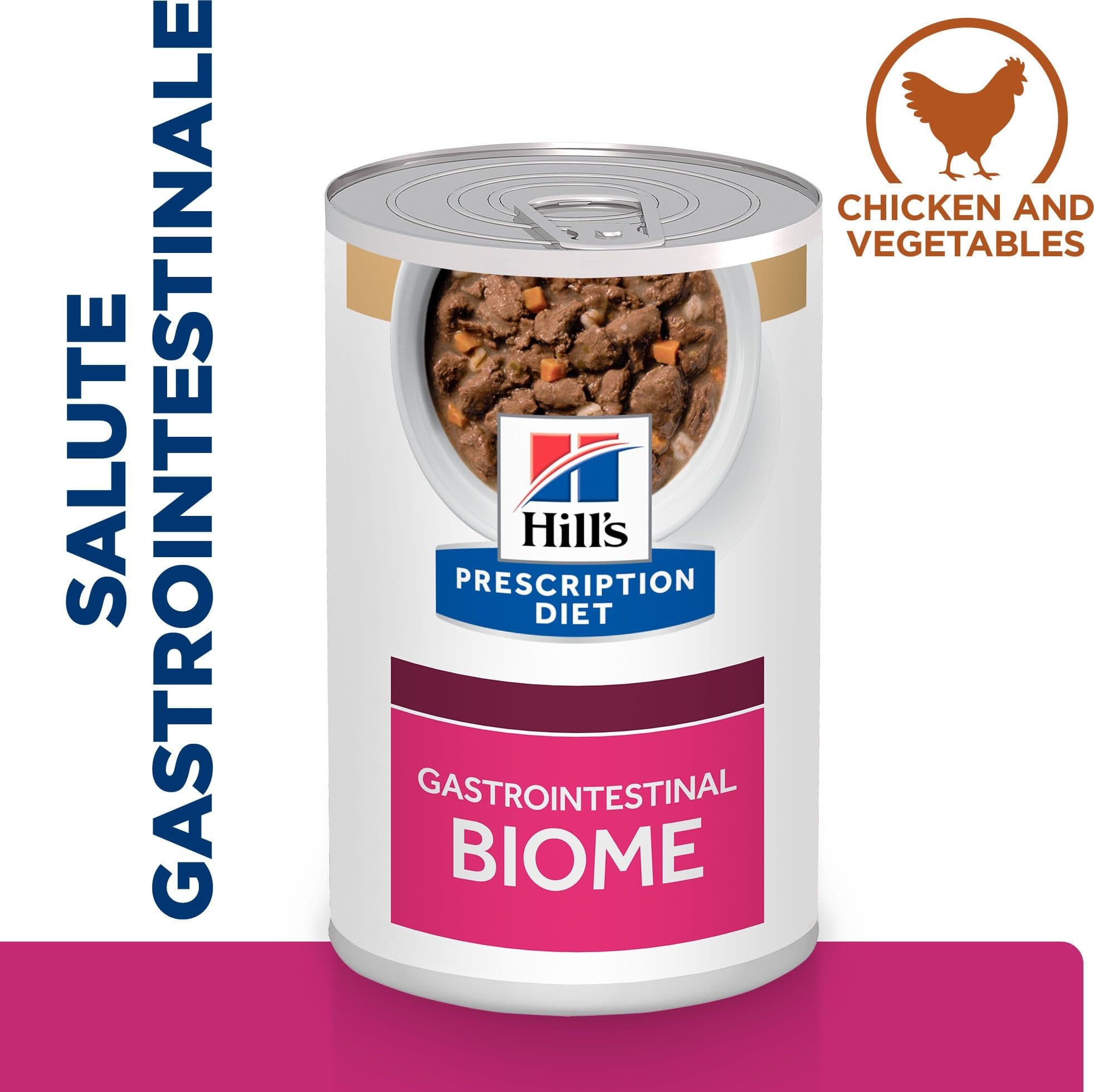 Hill's Prescription Diet Gastrointestinal Biome umido Cani Adulti pollo e verdure 354 gr - 1